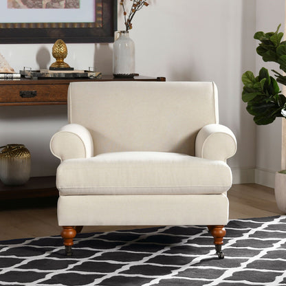 Alana Lawson - Accent Arm Chair With Casters Jennifer Taylor Home