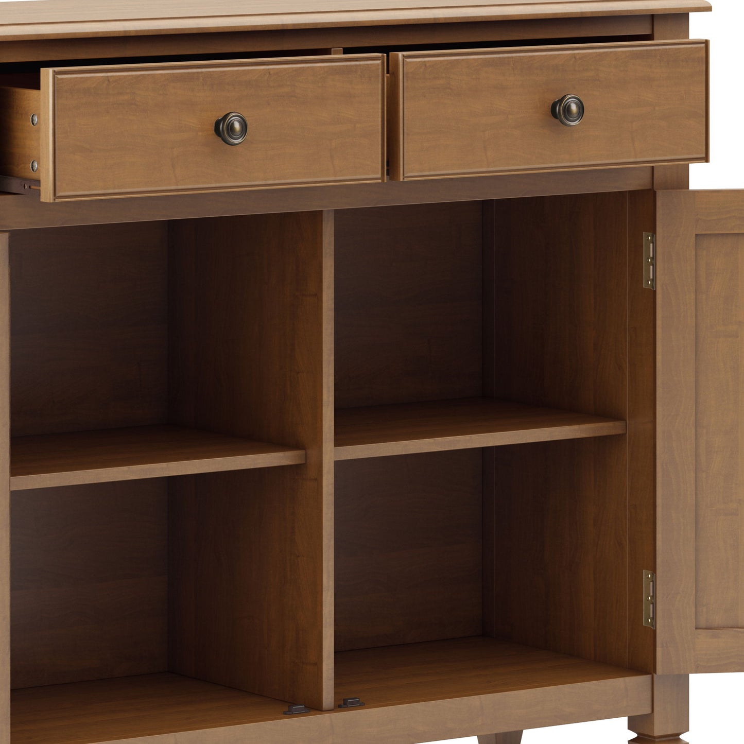 Connaught - Handcrafted Entryway Storage Cabinet Simpli-Home