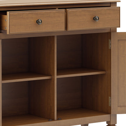 Connaught - Handcrafted Entryway Storage Cabinet Simpli-Home