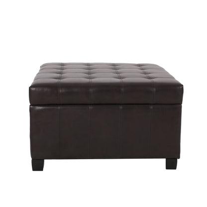 Isabella - Contemporary Ottoman With Storage Noble House