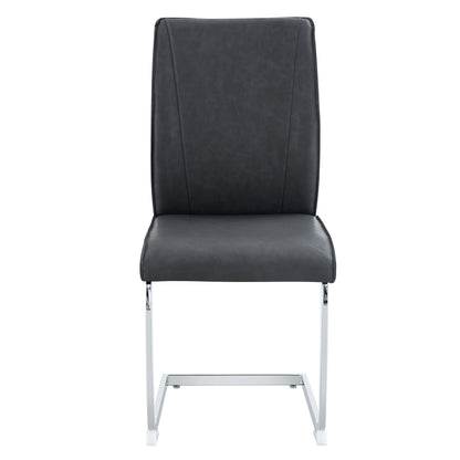 Luxury Simple Arch High Resilience Dining Chair With Arched Leg Home Essentials