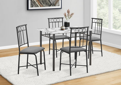 5 Pieces Dining Table Set, Small, Rectangular 8th Street