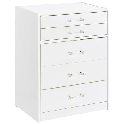 Danbury - 3-Drawer Makeup Vanity & Stool Set Coaster Fine Furniture