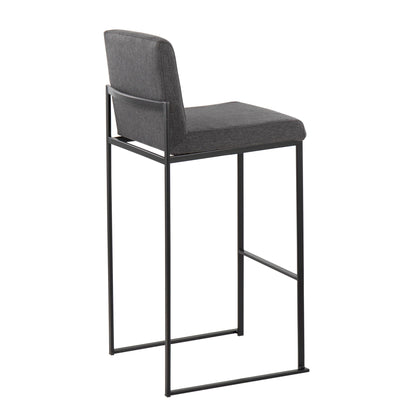 Fuji - Contemporary High Back Barstool Elegant Design Lumi Source