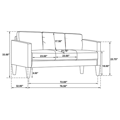 Farallone - Track Arm Sofa Set Furniture Max