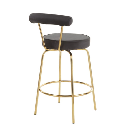 Rhonda - Glam Counter Stool (Set of 2) Lumi Source