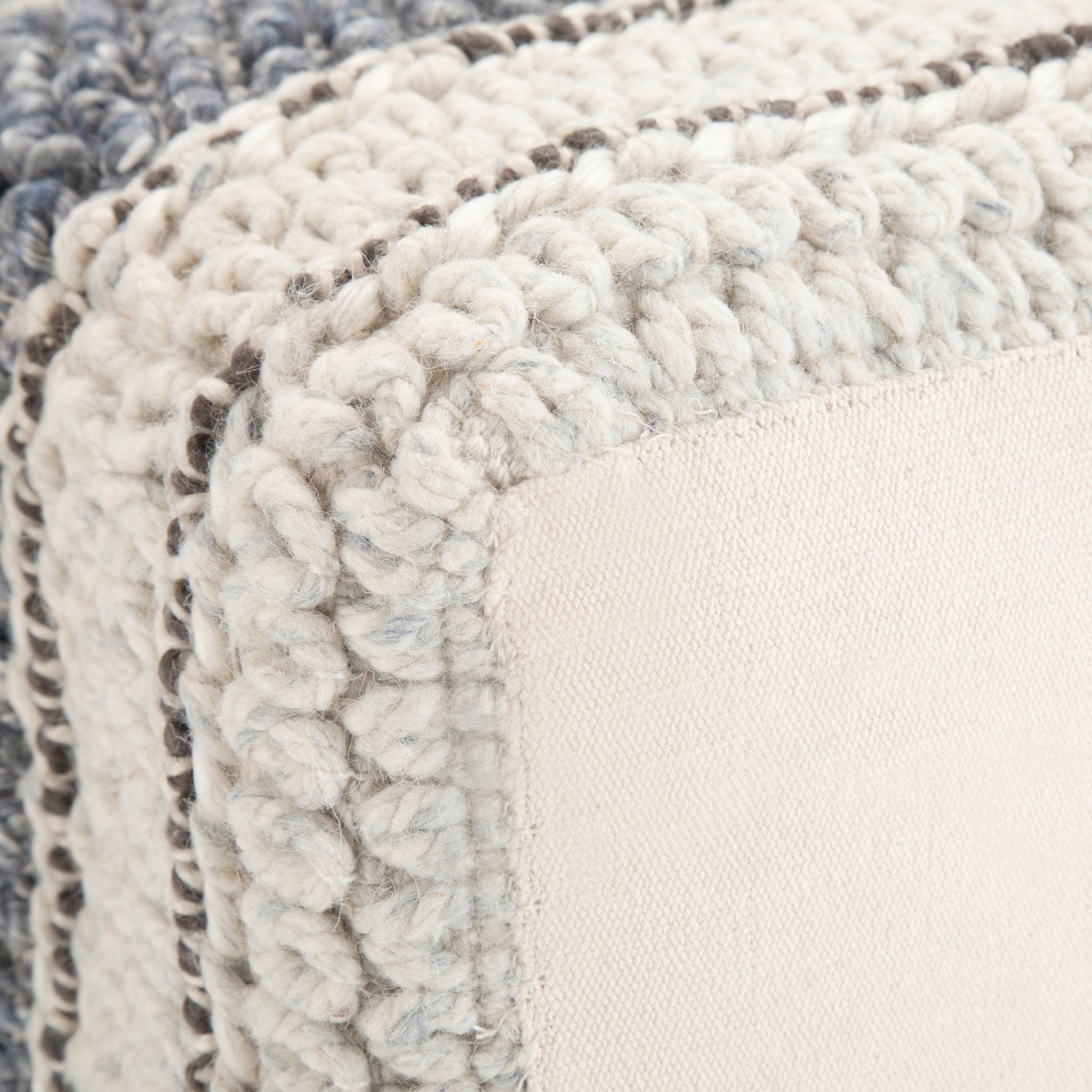 Grady - Handcrafted Square Pouf Simpli-Home