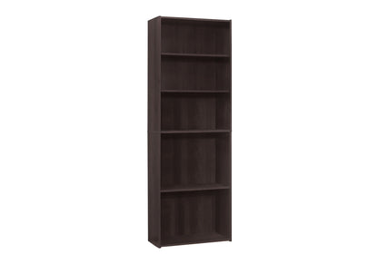 Bookshelf, Bookcase, 6 Tier, For Office, Transitional 8th Street