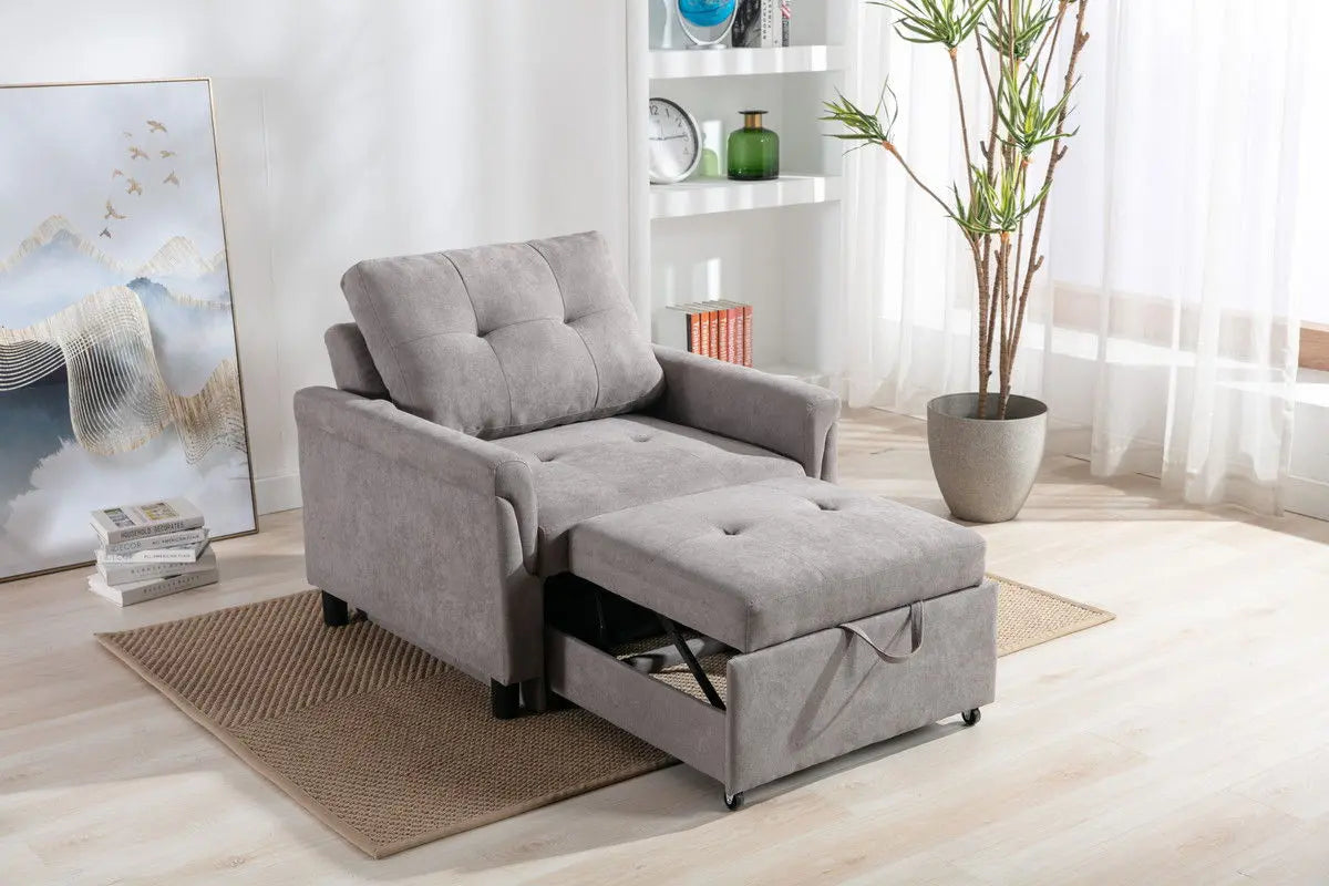 Hannah - Woven Convertible Armchair Lilola Home