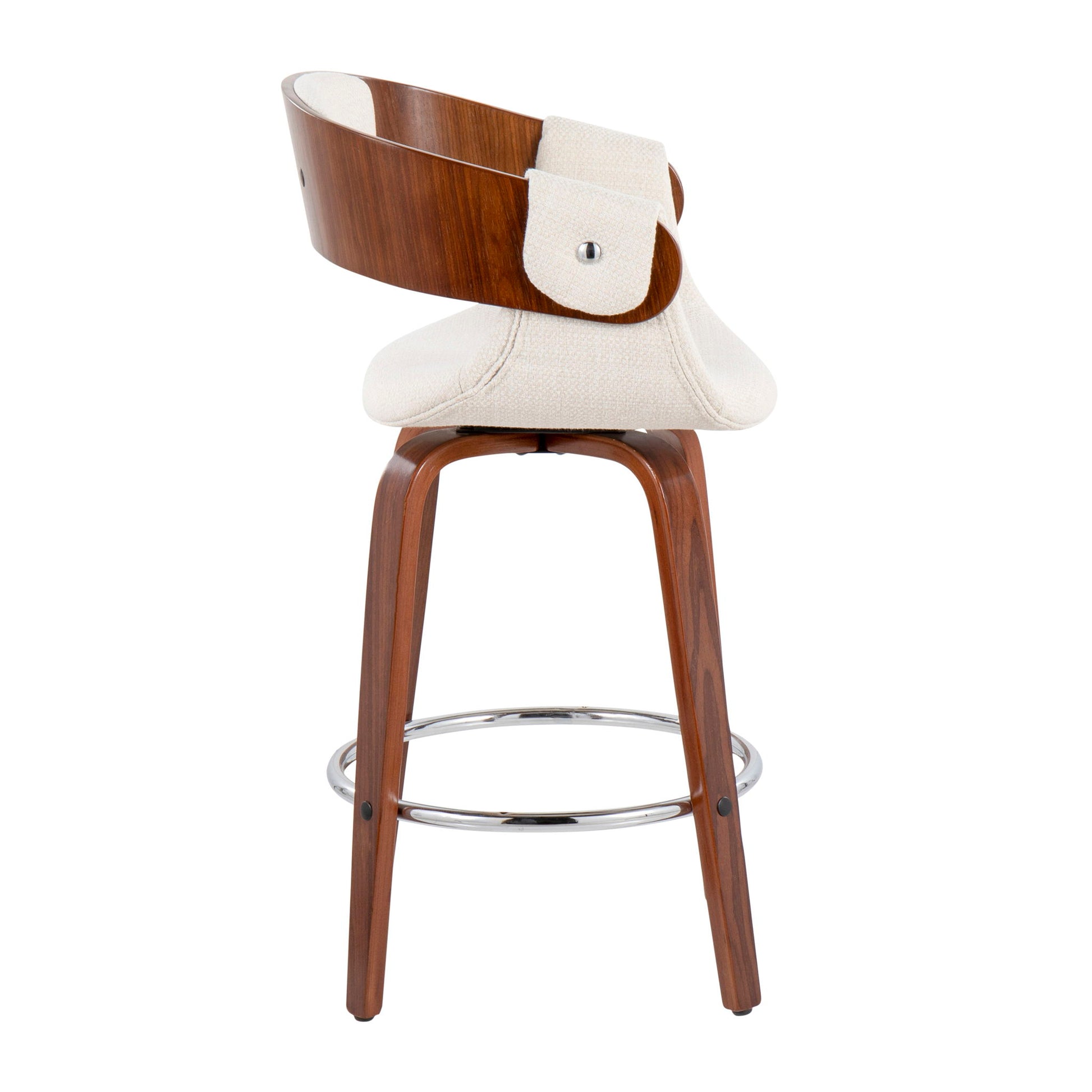 Elisa - Mid Century Modern Counter Stool (Set of 2) Lumi Source