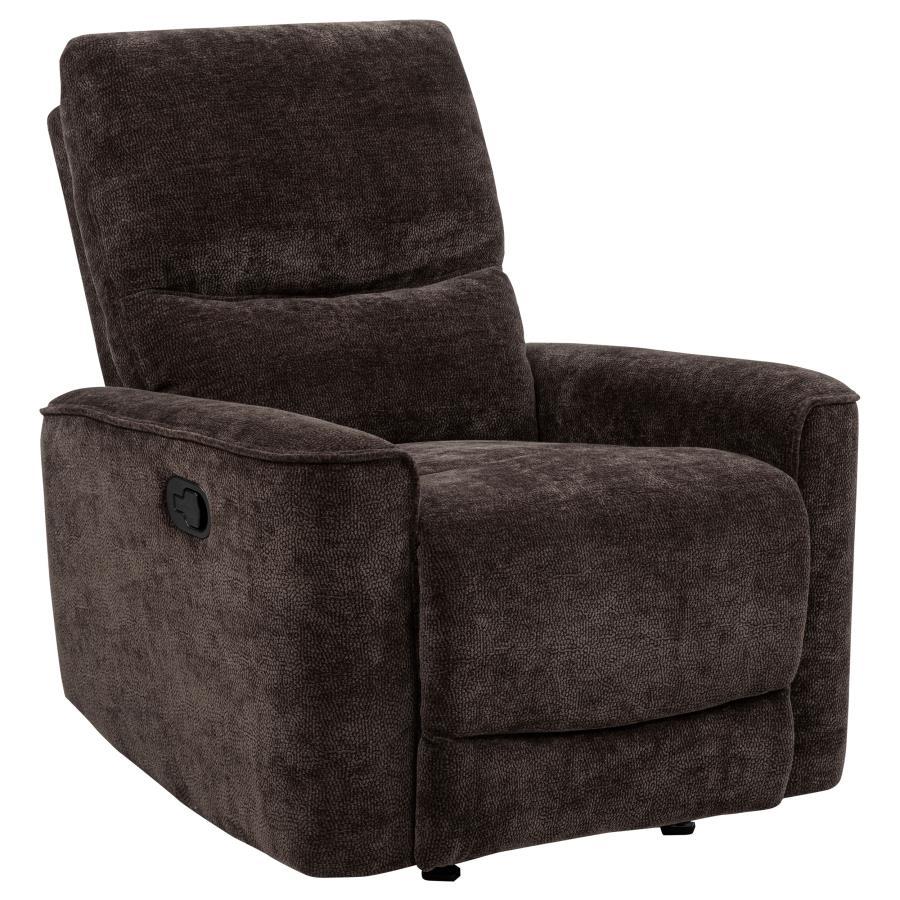 Navarro - Chenille Upholstered Glider Recliner Coaster Fine Furniture