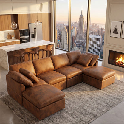 Deep Modular Cloud Sofa, Freely Configurable Home Essentials