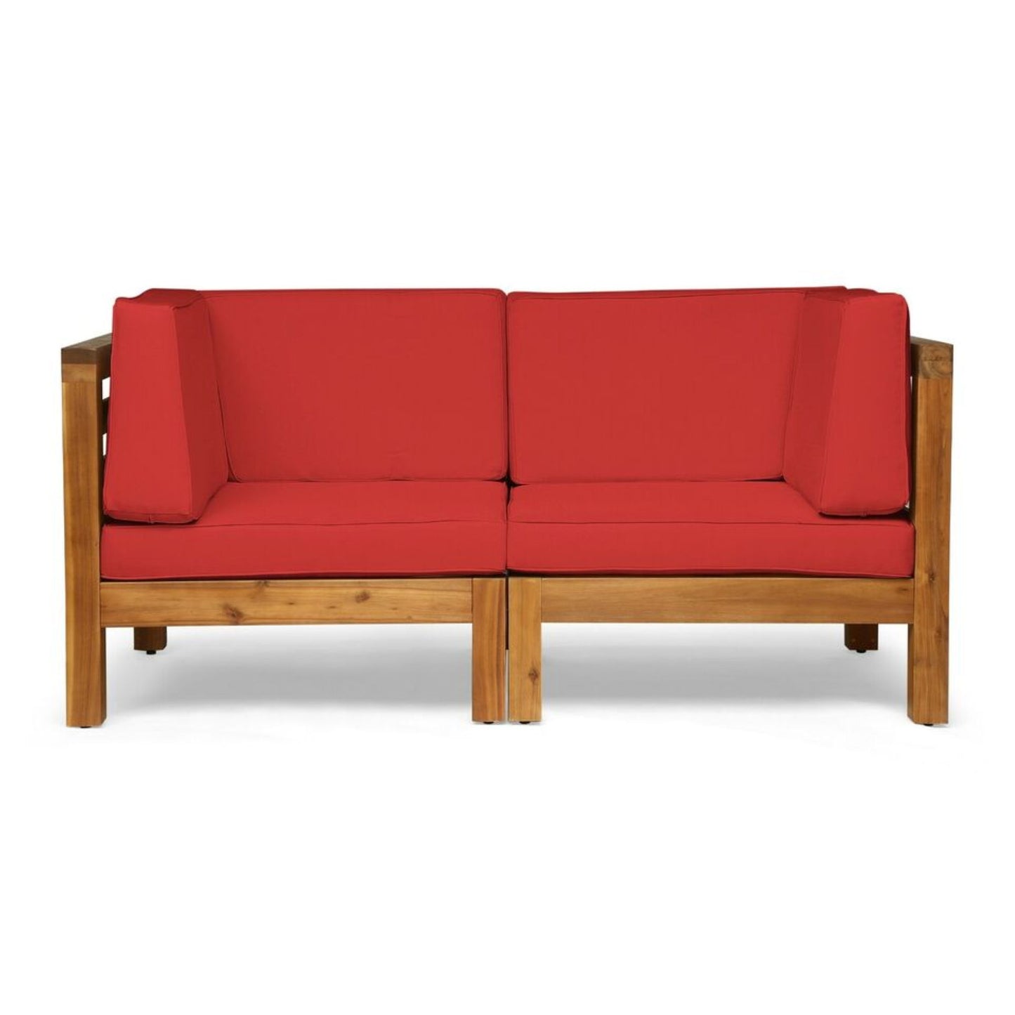 Oana - 2 Piece Loveseat Set With Water Resistant Cushions Noble House
