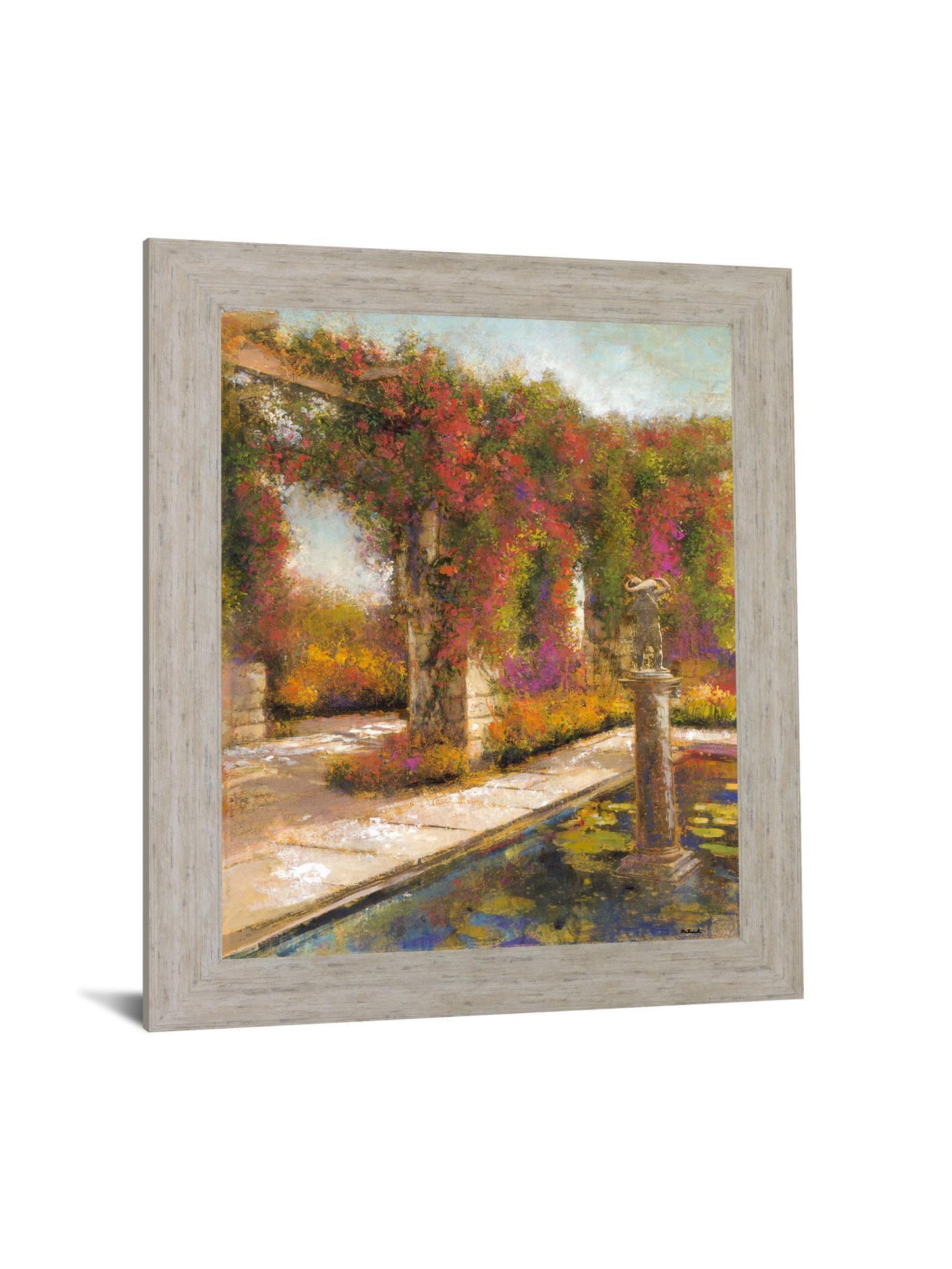 Veranda Blossom Retreat - 28" x 34" Framed Wall Art Classy Art