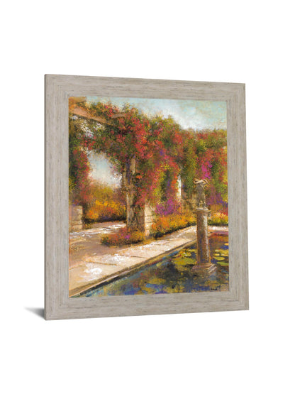 Veranda Blossom Retreat - 28" x 34" Framed Wall Art Classy Art