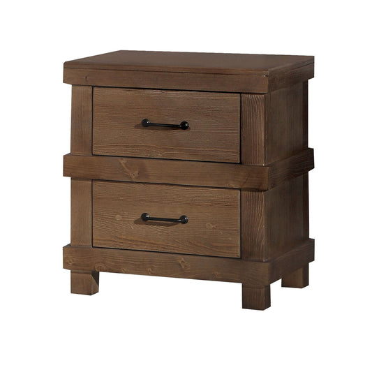 Adams - Antique Nightstand - Oak