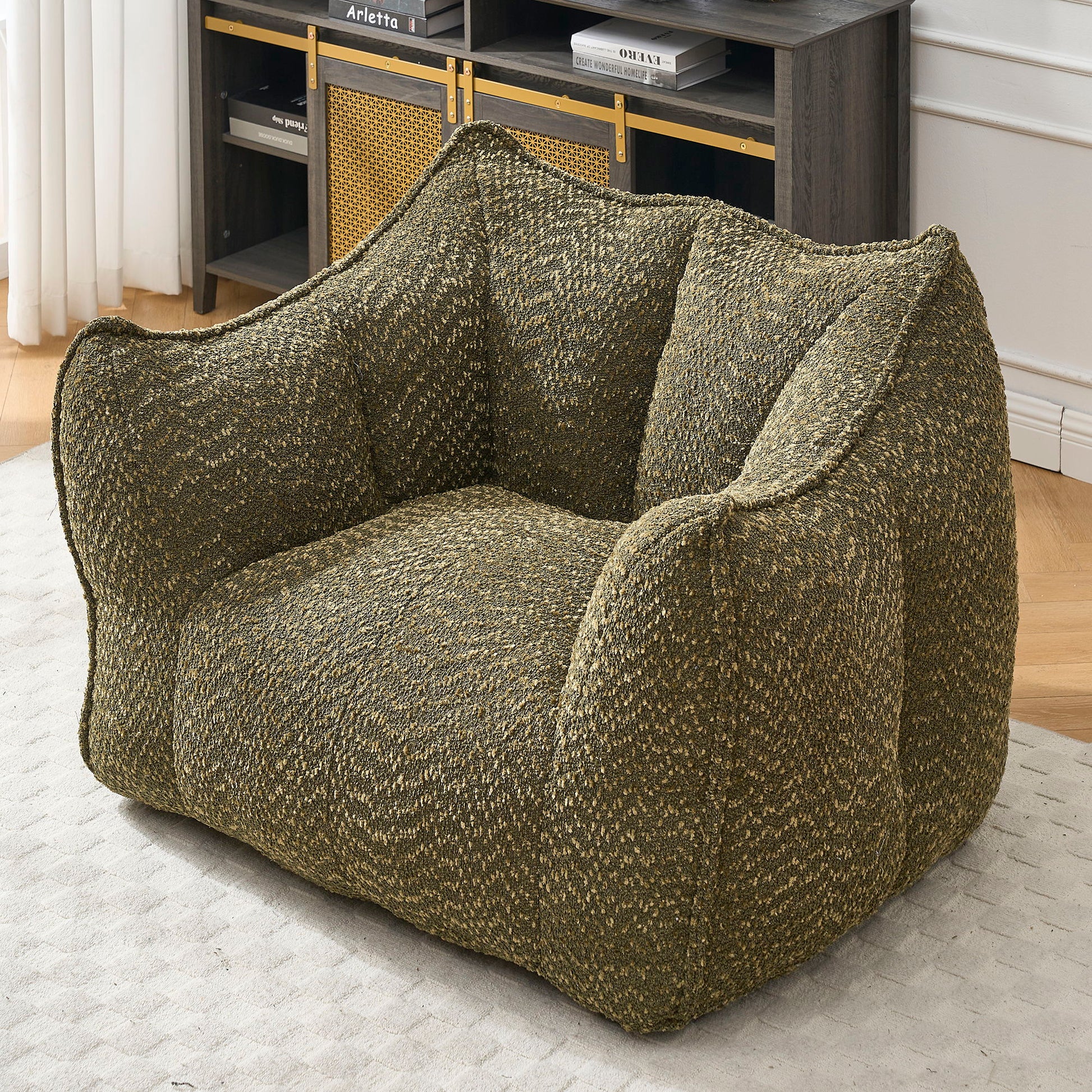 Comfortable Chenille Sofa Chairs With Highly Resilient Foam For Living Rooms And Bedrooms Home Essentials