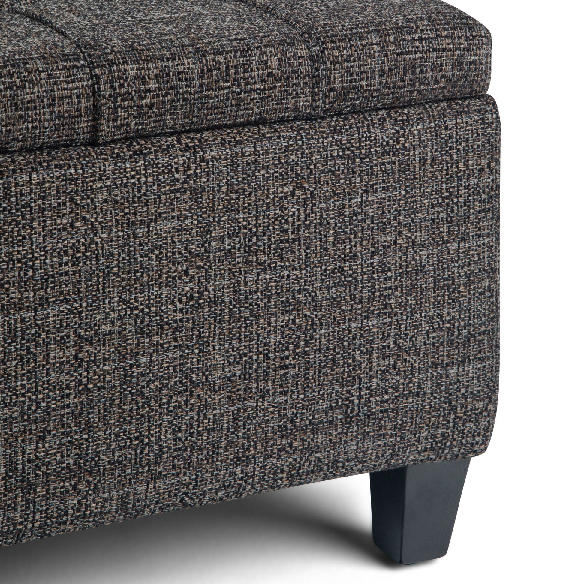 Harrison - Upholstered Coffee Table Storage Ottoman Simpli-Home