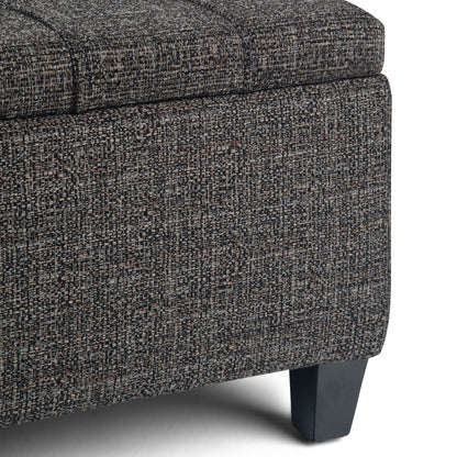 Harrison - Upholstered Coffee Table Storage Ottoman Simpli-Home