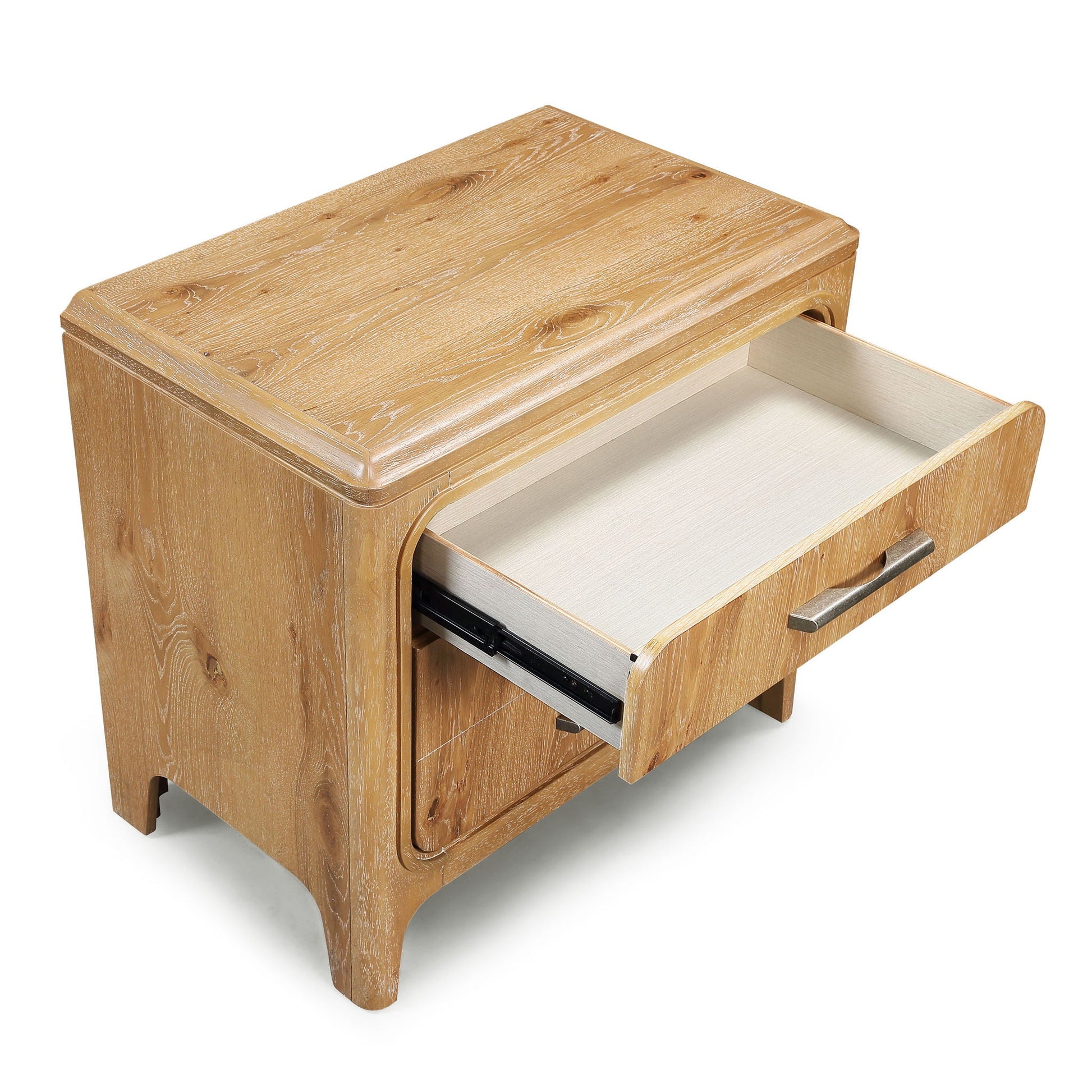 Westcott - Night Stand - Cerused Natural Crown Mark
