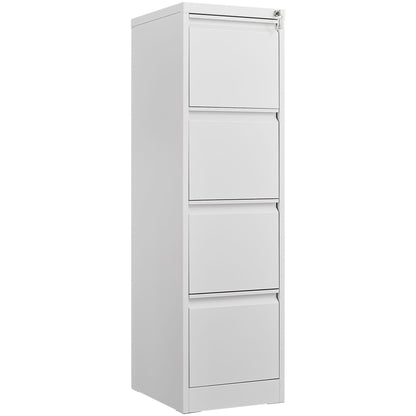 Durable Metal 3 Drawer File Cabinet With Lock For Office Storage Home Essentials