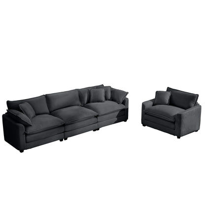 Elegant Oversized Sectional Sofa Set With Deep Seats And Flexible Layout Home Essentials