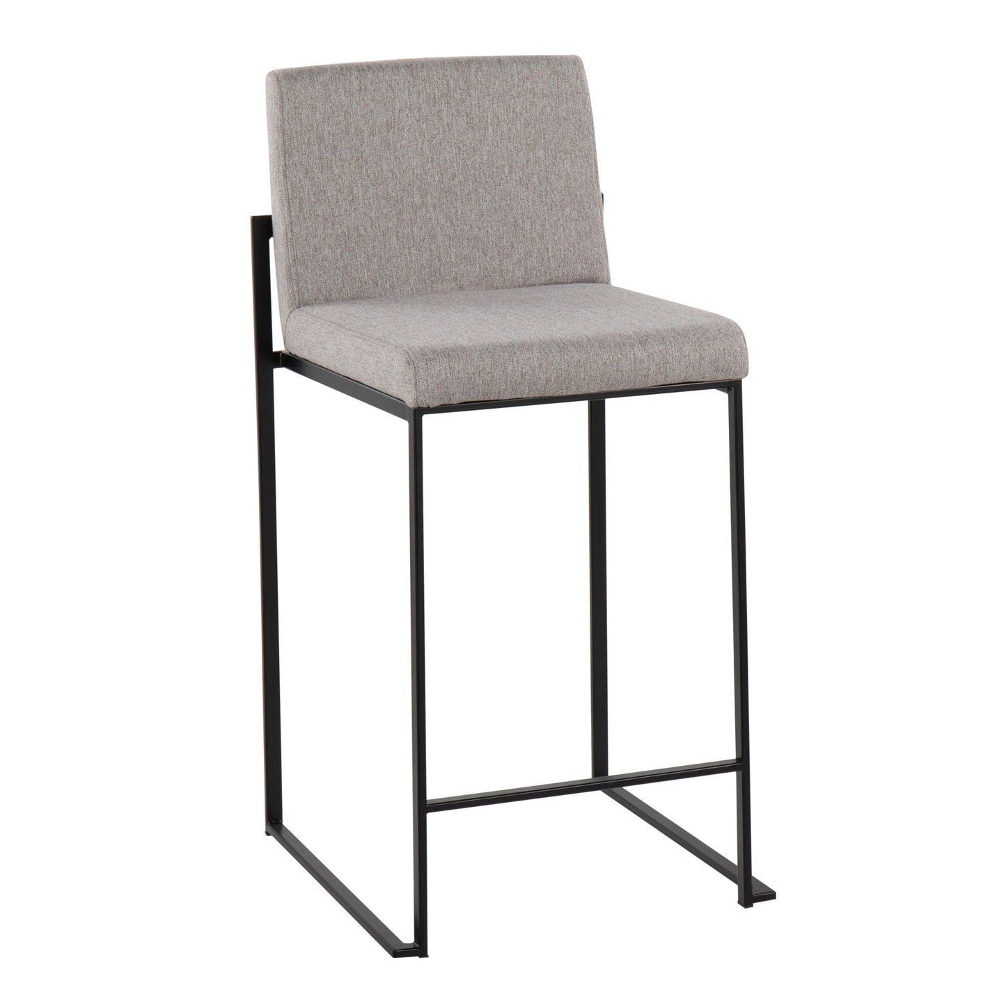 Fuji - Contemporary Modern Elegance, High Back Counter Stool Lumi Source