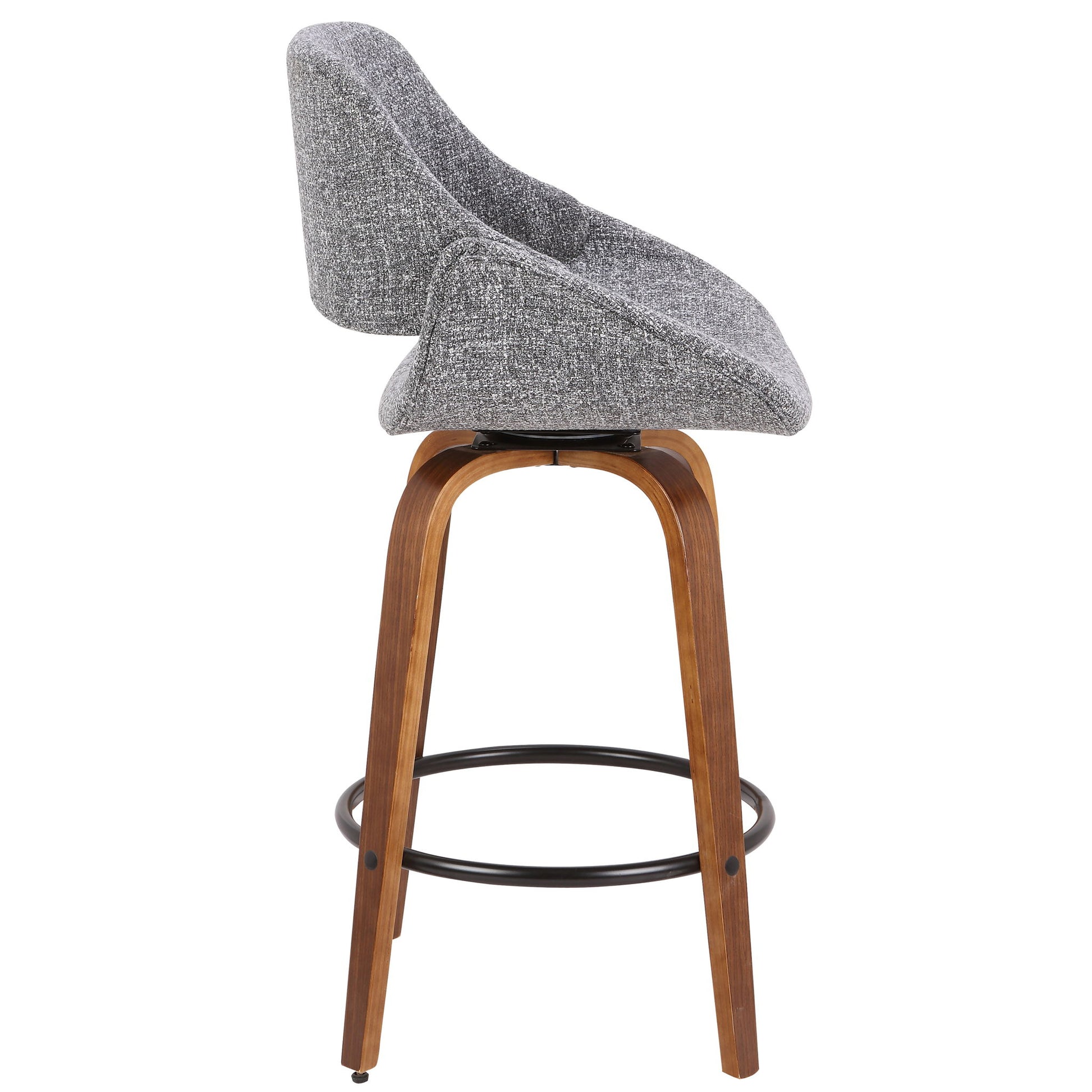 Fabrico - Mid Century Inviting Design Modern Counter Stool Lumi Source