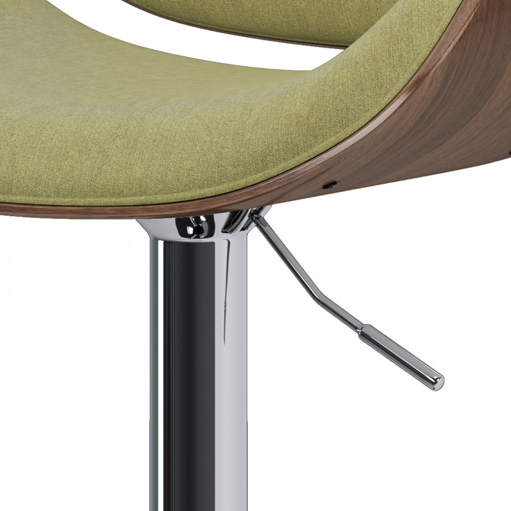 Marana - Multifunctional Handcrafted Bentwood Adjustable Swivel Bar Stool Simpli-Home