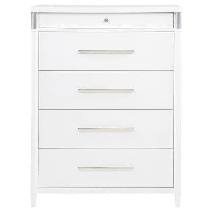 Gracemont - 5-Drawer Bedroom Chest Of Drawers - White Coaster Fine Furniture