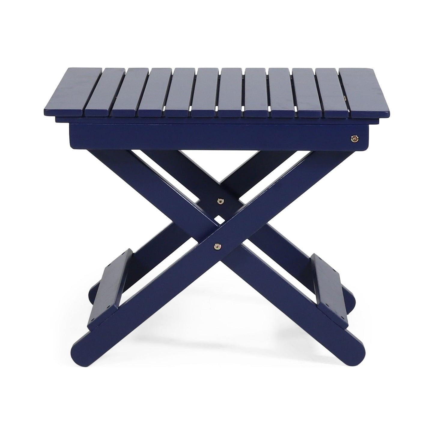 Outdoor Folding Wooden Side Table Noble House