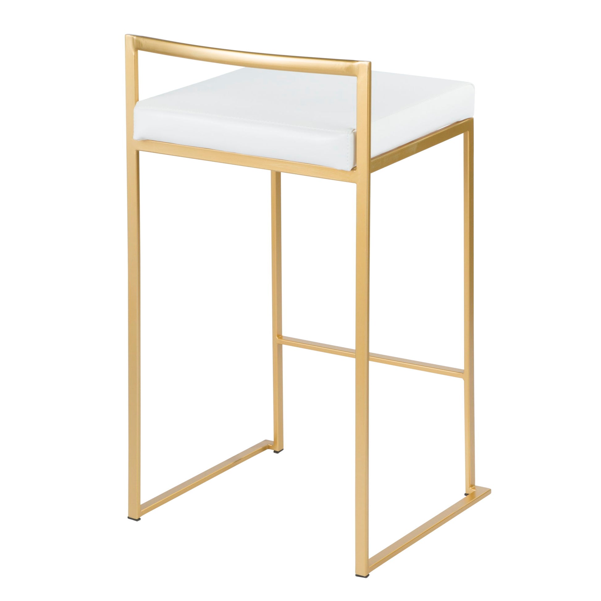 Fuji - Contemporary / Glam Design Counter Stool (Set of 2) Lumi Source