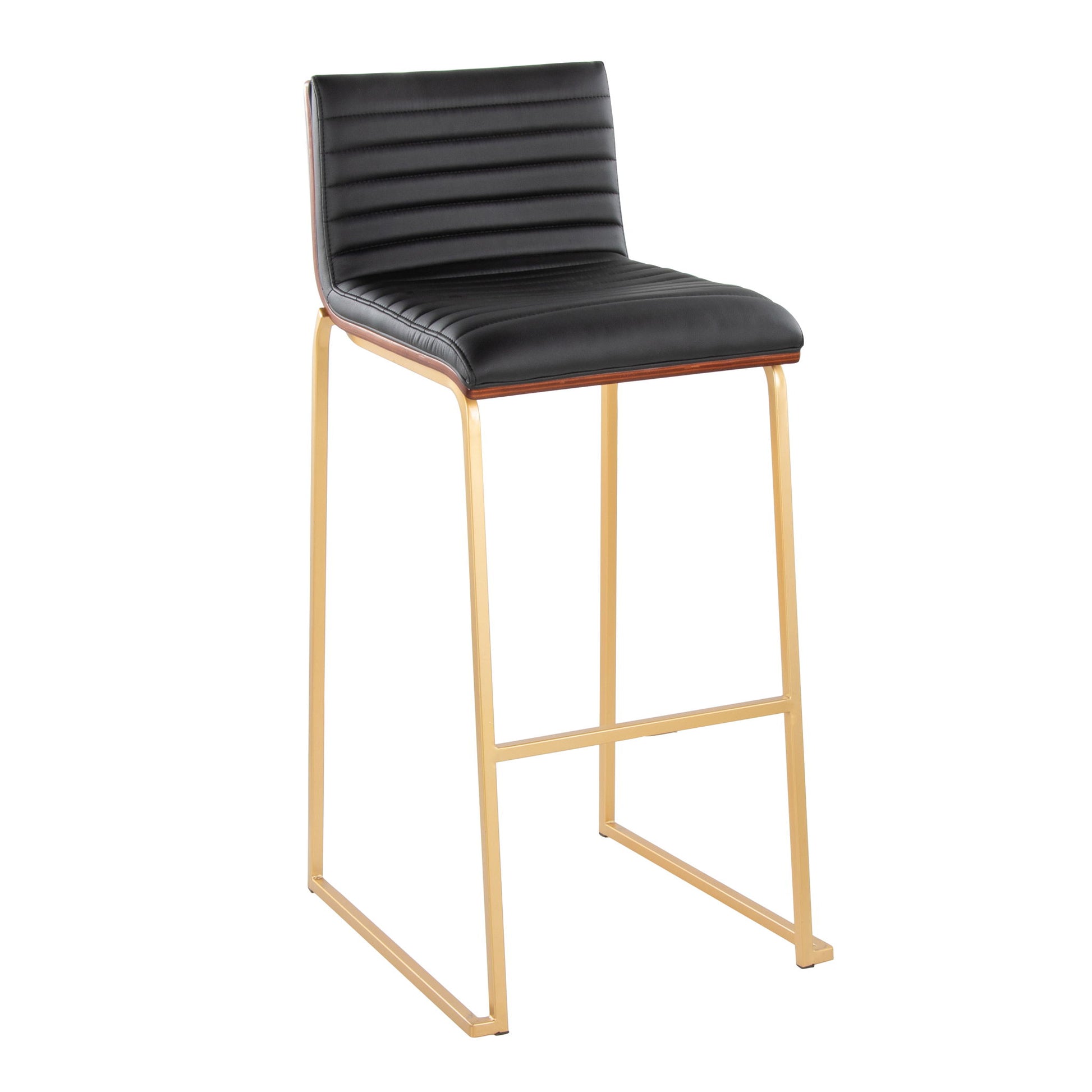 Mason Mara - Contemporary Versatile Desig Fixed Height Barstool (Set of 2) Lumi Source