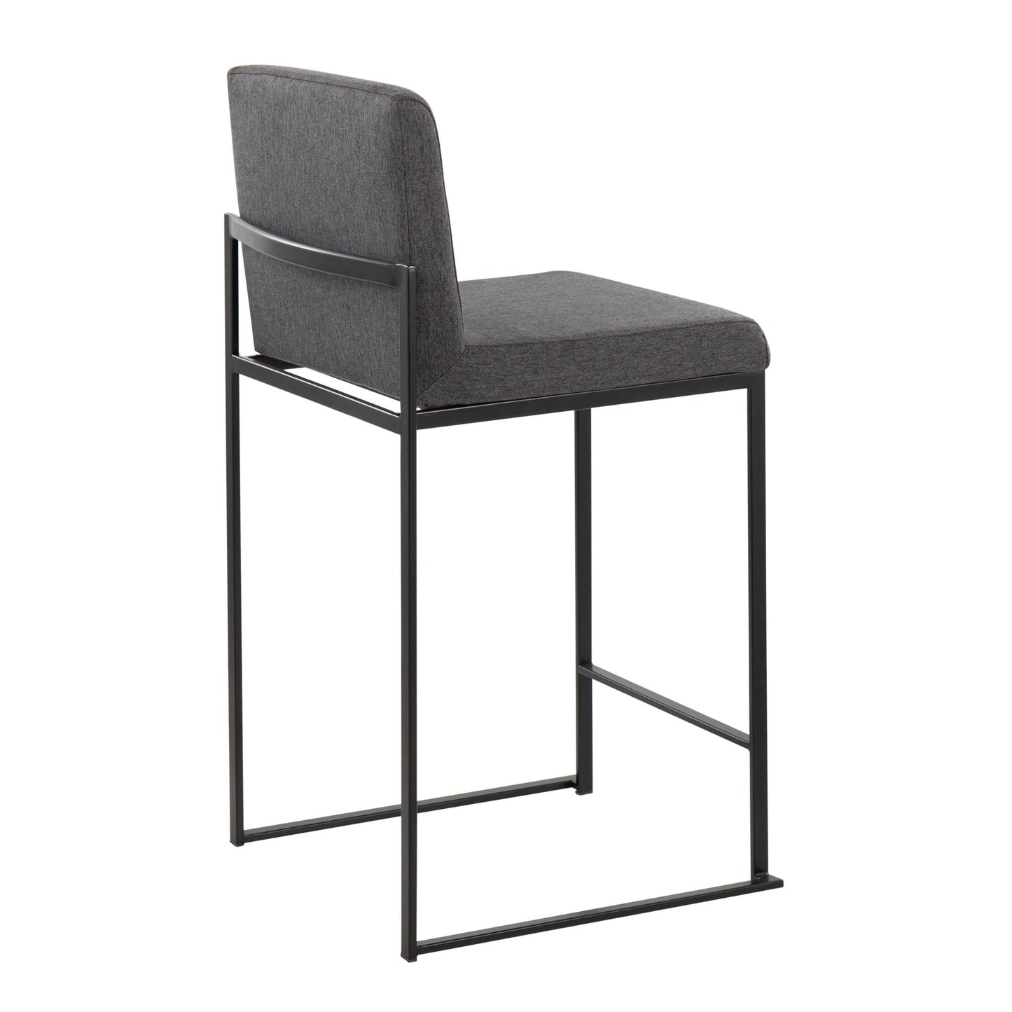 Fuji - Contemporary Modern Elegance, High Back Counter Stool Lumi Source