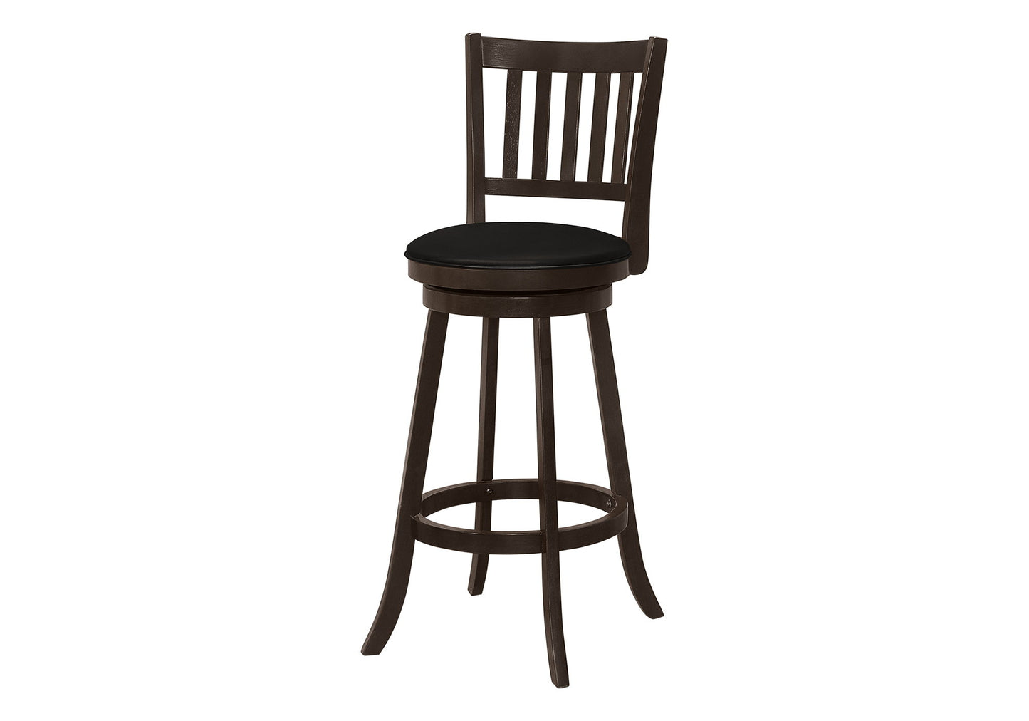 Swivel Stool Bar Height, Transitional Stylish Design (Set of 2) 8th Street
