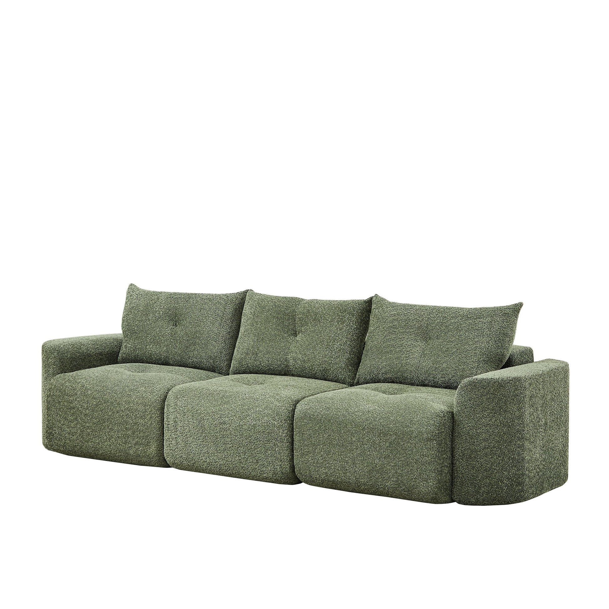 3 Seater With Thickened Armrests Sofa For Living Room Home Essentials