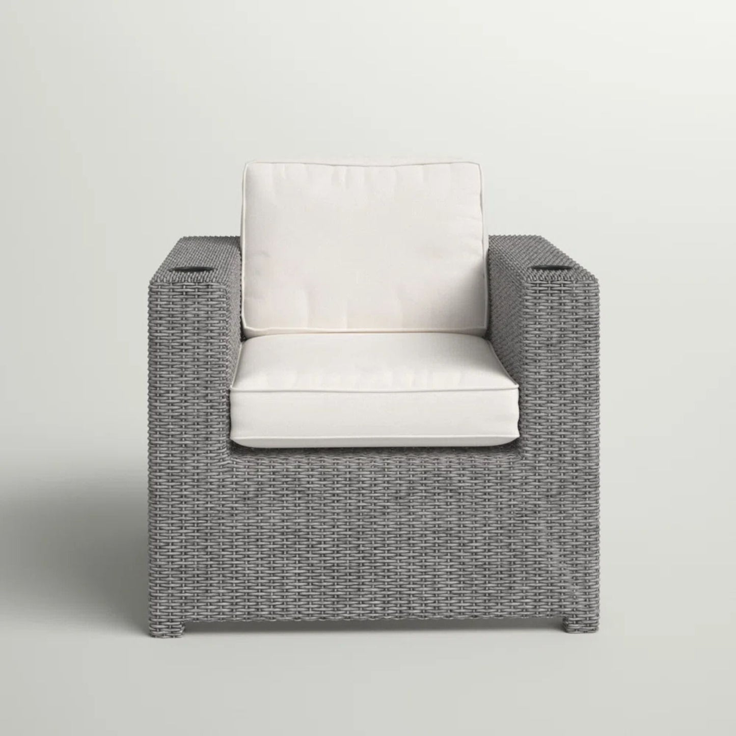Patio Chair With Cushions - Gray LSI Patio Furniture