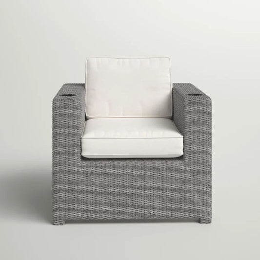 Patio Chair With Cushions - Gray LSI Patio Furniture