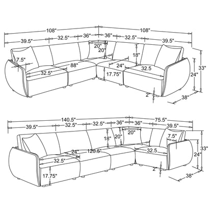 Logan - Modular Sectional Sofa Furniture Max