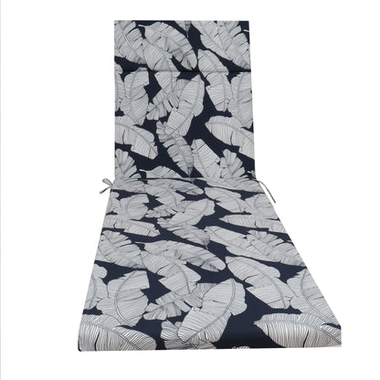 2 Piece Chaise Lounge Chair Cushion Set With Ties Home Essentials