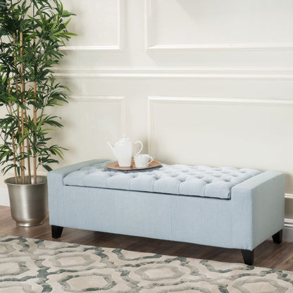 Guernsey - Ottoman Storage With Tufted Top Noble House