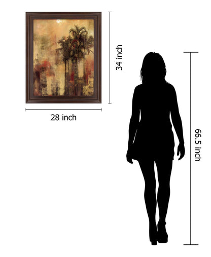 Sunlit Palm Whisper - 28" x 34" Framed Wall Art Classy Art