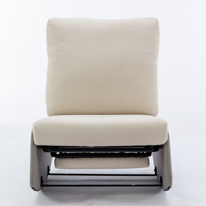 Modern Rocking Chair Recliner, Comfy Rocker Nursery Chair With Footrest, Accent Reading Chair, Upholstered Lounge Chair For Relaxing, Resting, Soft Padded Rocker For Indoor Living Room Bedroom Home Essentials