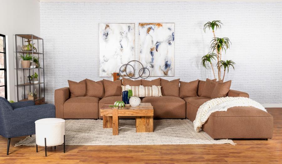 Jennifer - Upholstered Modular Sectional CoasterElevations