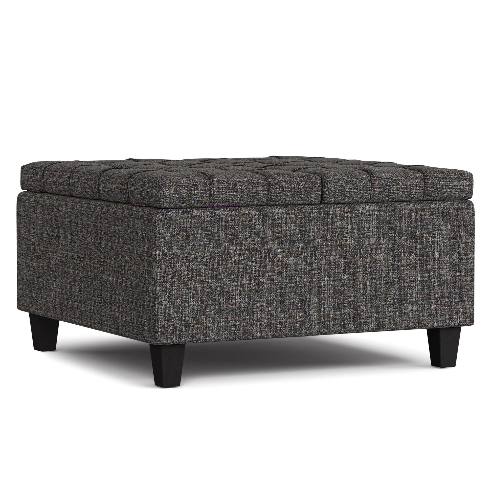 Harrison - Upholstered Coffee Table Storage Ottoman Simpli-Home