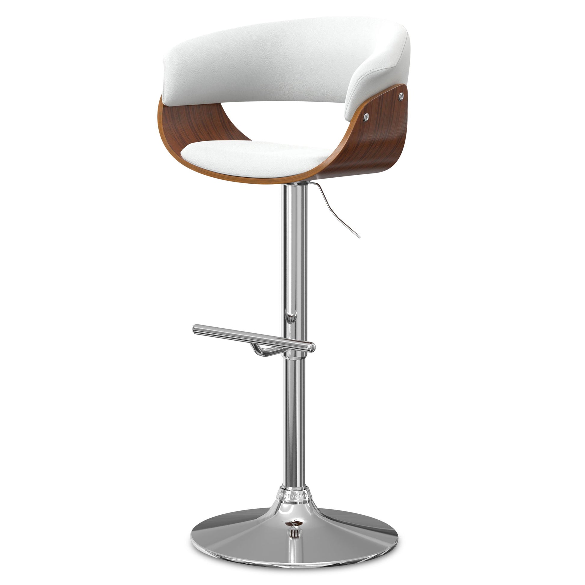 Sheldon - Upholstered Adjustable Swivel Bar Stool Simpli-Home
