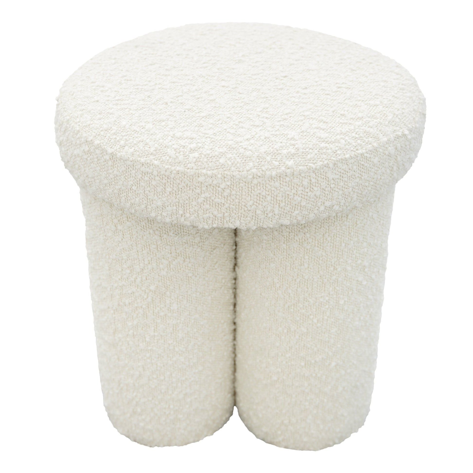 Wesley - Stool - Ivory Ashcroft Furniture