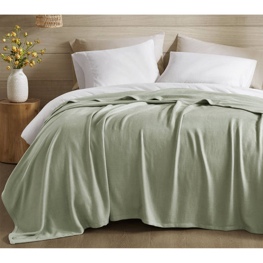 Bamboo Cotton - Full/Queen Rayon From Blanket - Sage Green Madison Park