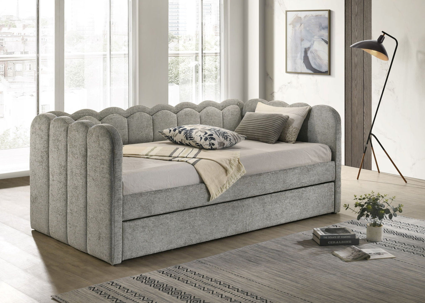 Melody - Daybed - Light Gray Crown Mark