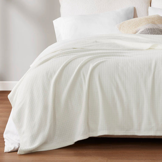 Microfleece - King Blanket - Ivory True North by Sleep Philosophy